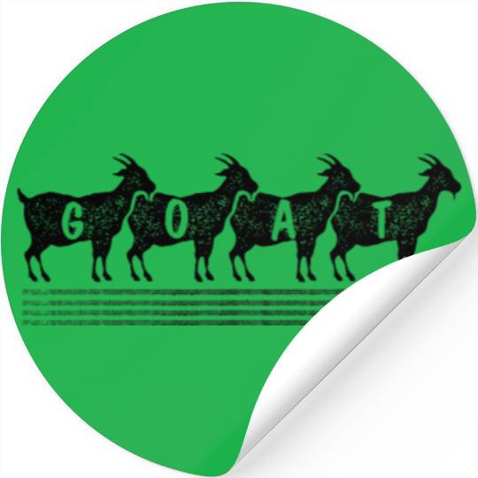 Goat Vintage Farm Animal Goats Farmer Stickers