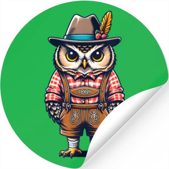 Traditional German Clothing Germany Stickers