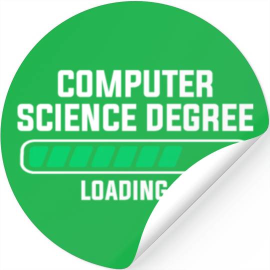 computer science degree Stickers