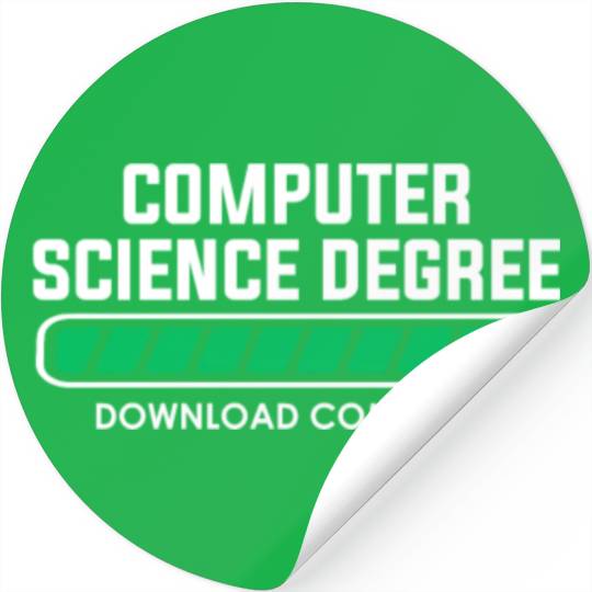 computer science degree Stickers