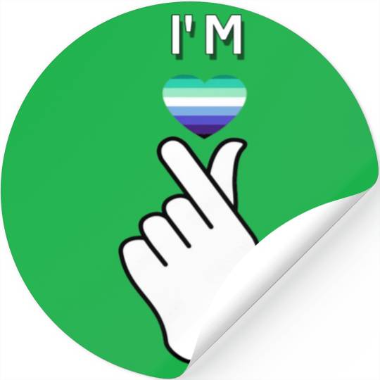 I'm GAY Mini Heart Stickers