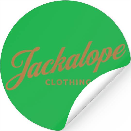 Jackalope Clothing Co Logo Stickers