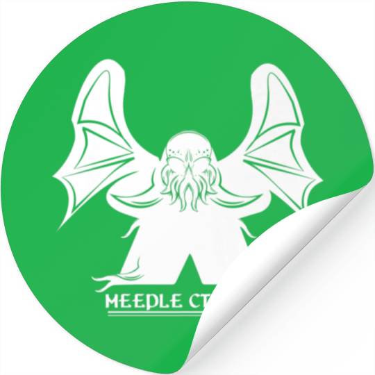 Meeple Cthulhu clothing Premium Stickers