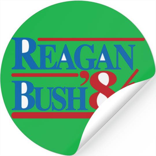 REAGAN BUSH 84 Classic Stickers