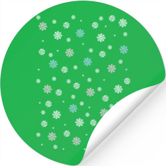 Filigree Snowflake Pattern Stickers