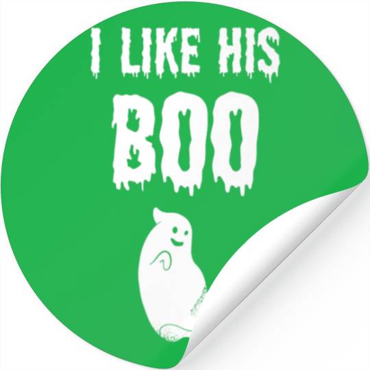 His Clothing Funny Halloween Premium Stickers