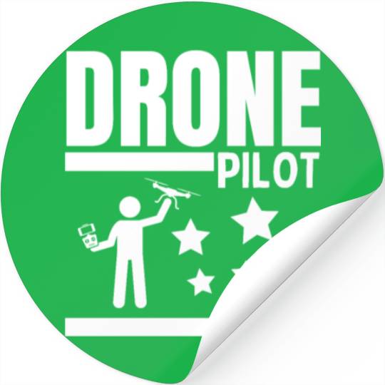 Drone Pilot Quadcopter Proud Funny Drone Pilot Stickers