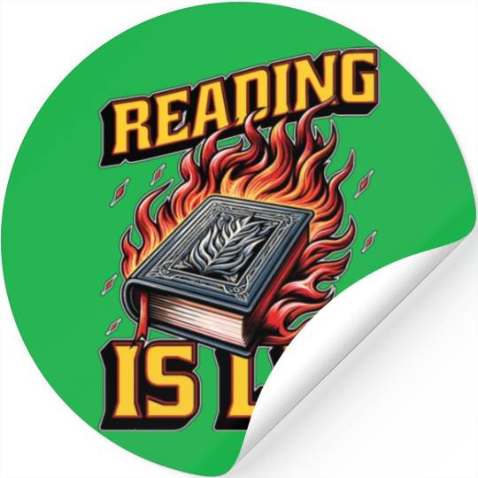Literature Teacher Reading Is Lit Educator Bookish Stickers