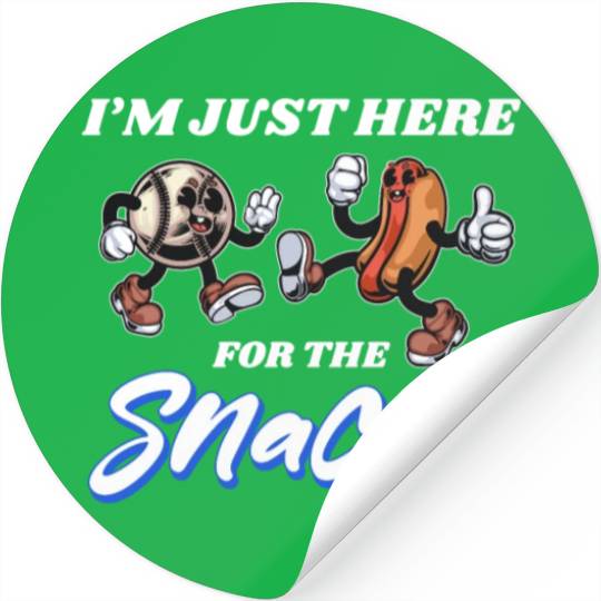 Patriotic Fun: 4th Of July Hot Dogs, Snacks Stickers