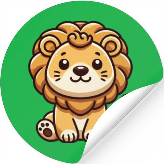 Lion Cute Animals For Kids Lion King Stickers