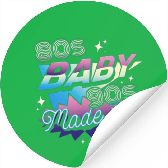 80s music,80s fashion lovers Stickers