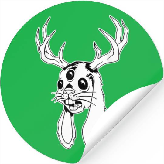 Believe Jackalope Jackrabbit Lovers Stickers
