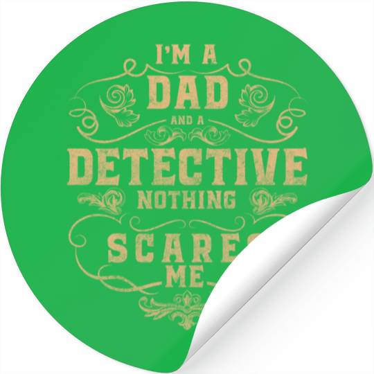 Sniffer Magnifying Glass Crime Sherlock Stickers