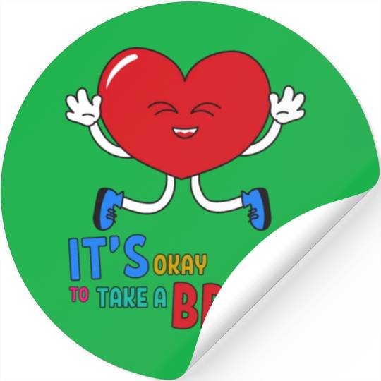 Joyful Reminder Embrace Self-Care with "It's Okay Stickers