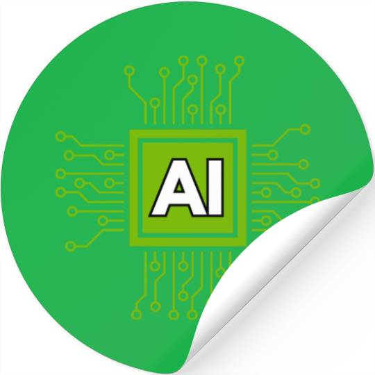 ARTIFICIAL INTELLIGENCE AI Stickers