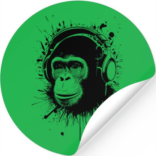 Monkey Business Classic Stickers