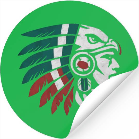 Aztec Warrior Indigenous Mexican Aztec Jaguar Stickers