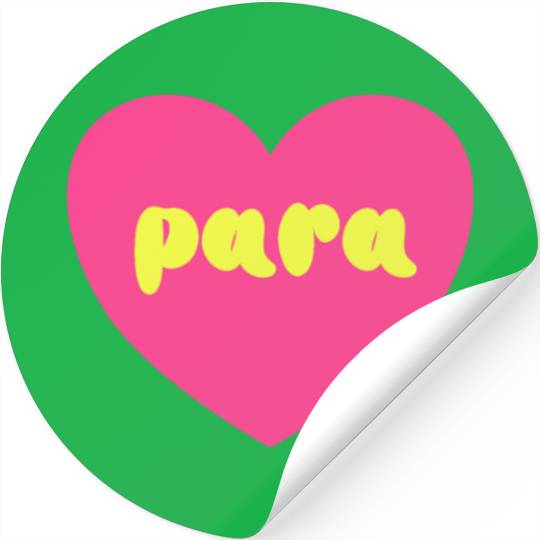 Para Paraprofessional Teacher Assistant Special Stickers