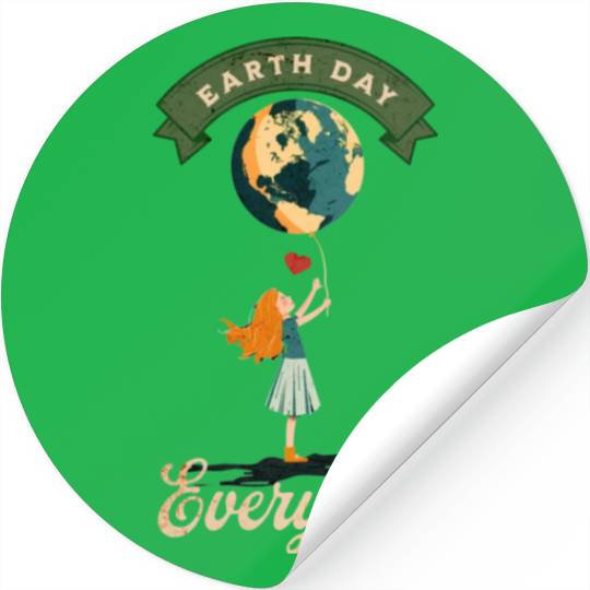 Celebrate Earth Day Every Day Stickers