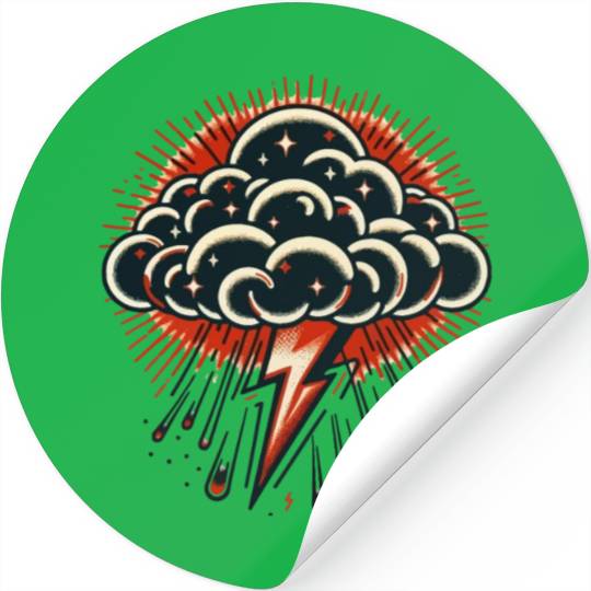Storm Cloud Stickers