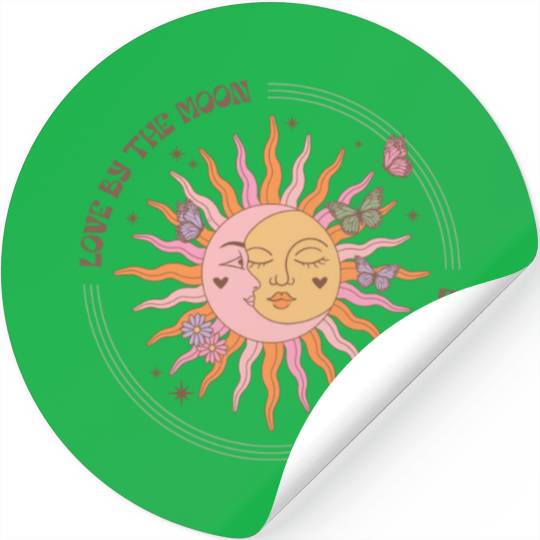 Love By The Moon, Live By The Sun Stickers