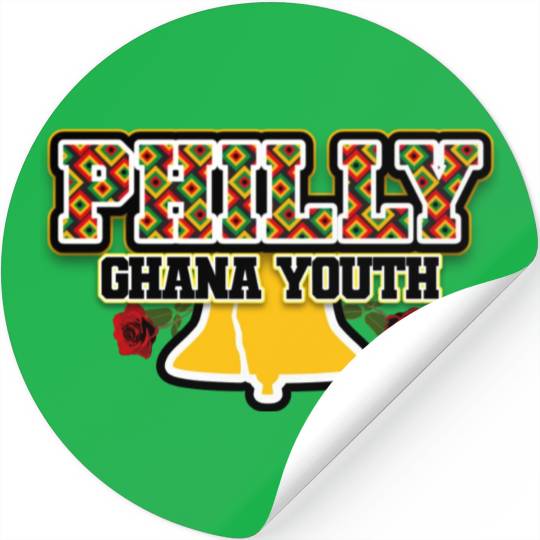 Philly Ghana Youth Bell Rose Stickers