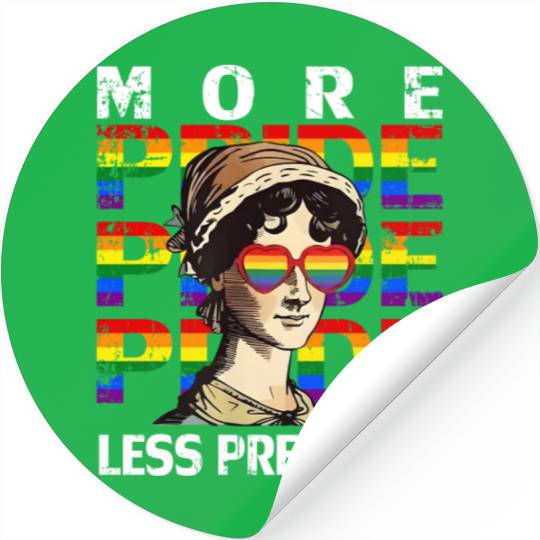 More Pride Less Prejudice Pride Month Stickers