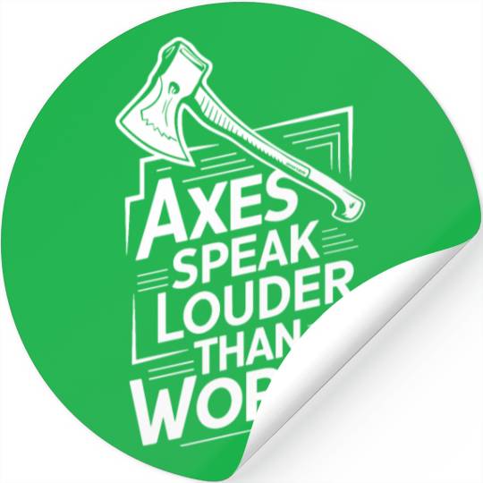 Axe Throwing Enthusiasts Championship Precision Stickers