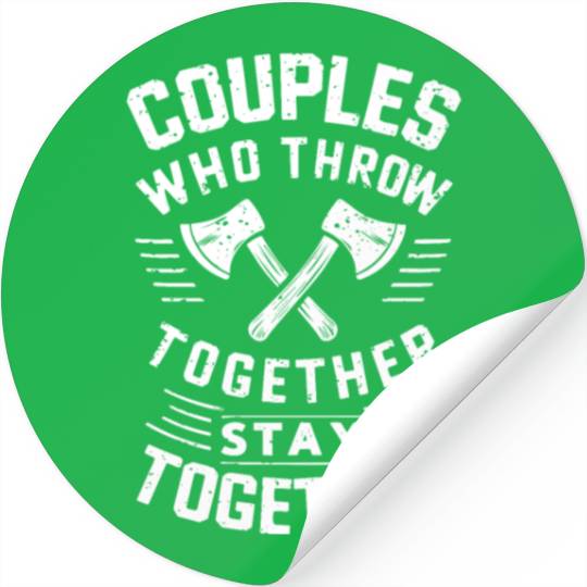 Axe Throwing Enthusiasts Championship Precision Stickers