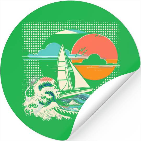 Sailing Cartoon Stickers