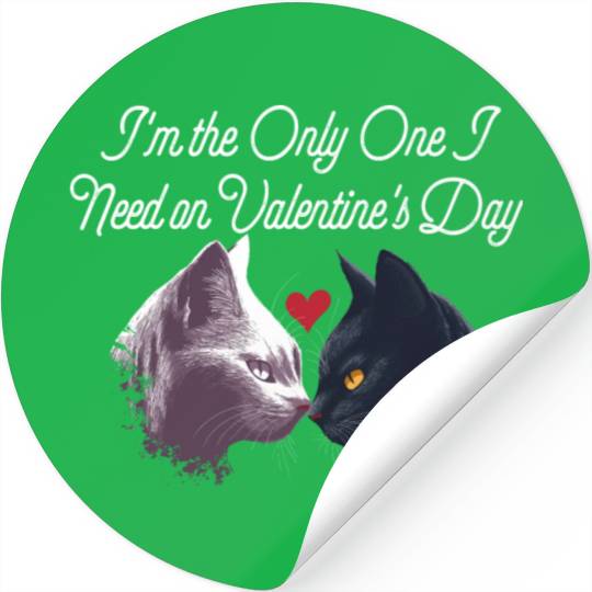 I Need Me on Valentines Day Funny Matching Couples Stickers