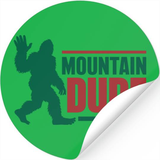 Mountain Dude Stickers
