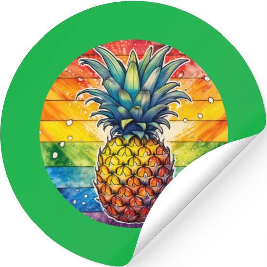 LGBTQ Pineapple Stickers