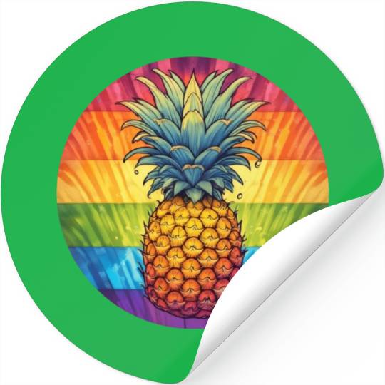 LGBTQ Pineapple Stickers