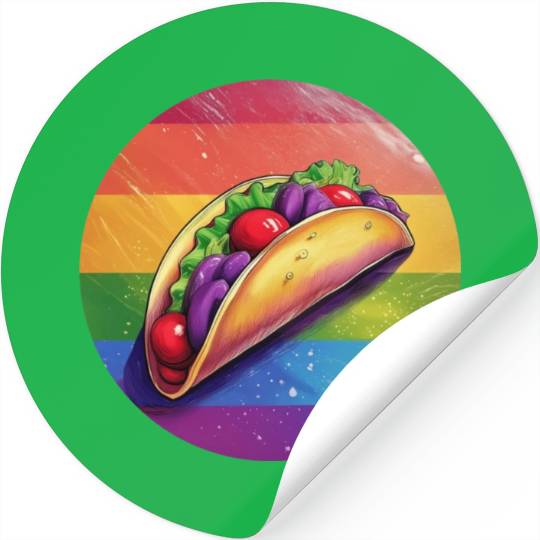 LGBTQ Taco Stickers