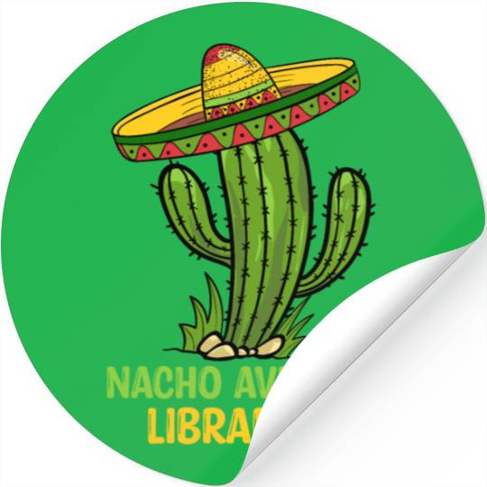 Nacho Average Librarian Stickers