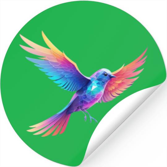 bird graphic design Stickers