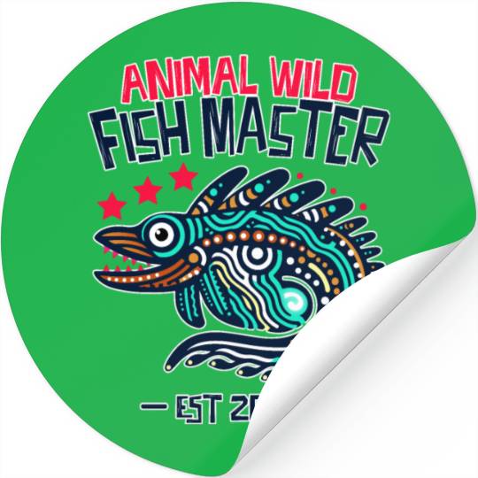 Fish Master River Stickers
