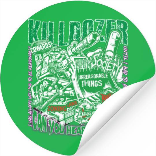 Killdozer, Marvin Heemeyer, Be Unreasonable Stickers