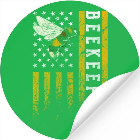 Beekeeper Nature Insects Stickers