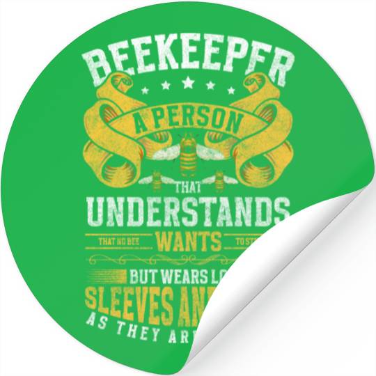 Honey Nature Breeder Beekeeping Stickers