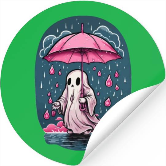 Ghost Tattoo Drawing Stickers