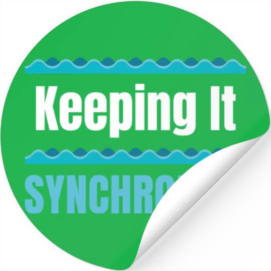 syn Keeping It Synchronize Swimming Ballerina Stickers