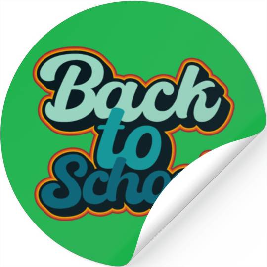 Back to school kids or teacher appreciation gift Stickers