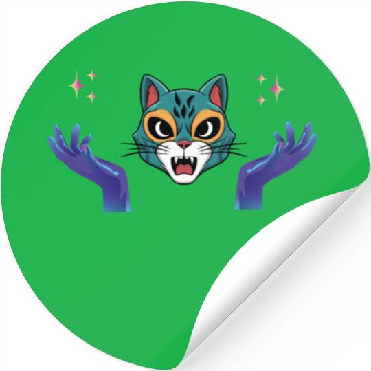 Witch cat Stickers