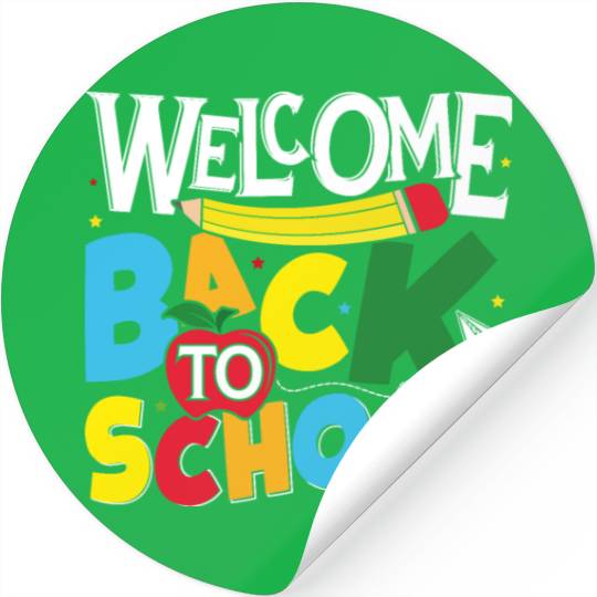 Welcome Back to school funny teacher gift Stickers