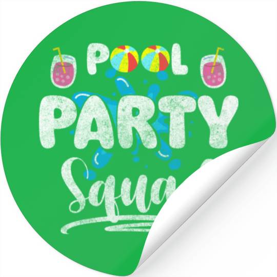 Pool Vacation Stickers