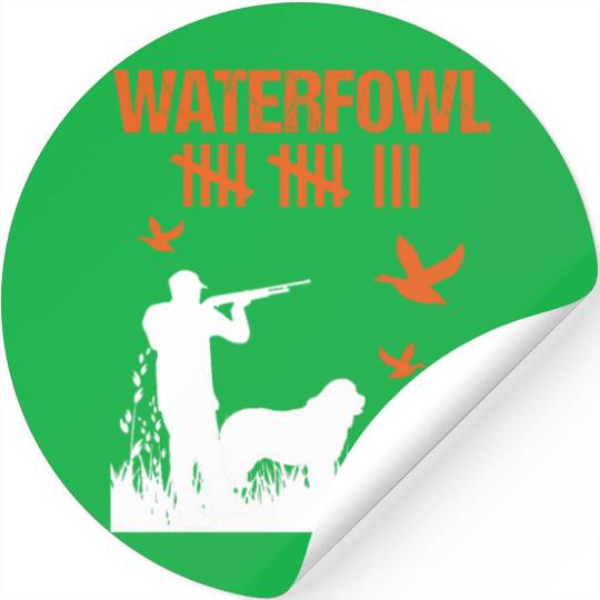 Funny Waterfowl Hunting Score Card Duck Hunting Stickers