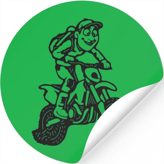Wheelie Silly: Dirt Bike Comics & Rider Fails 020 Stickers