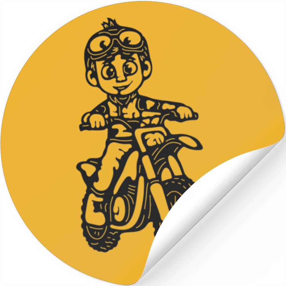 Wheelie Silly: Dirt Bike Comics & Rider Fails 001 Stickers